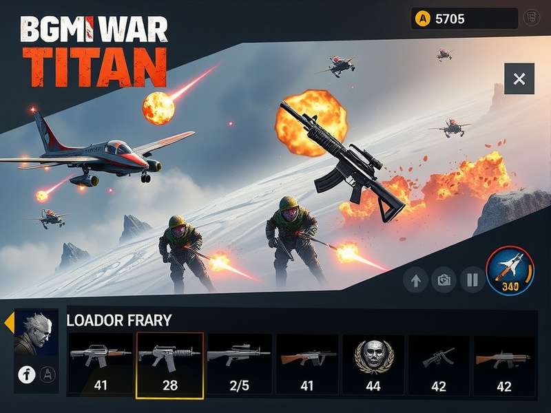 BGMI War Titan Gameplay BGMI War Titan gameplay screenshot showing intense battle