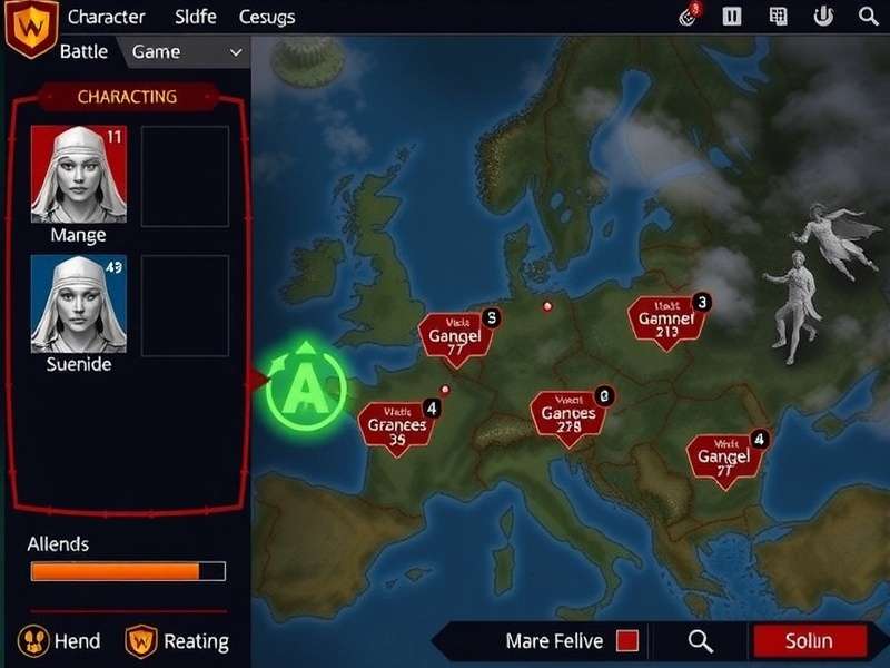 Character Selection in Vengeful Skirmish Masters Vengeful Skirmish Masters character selection screen