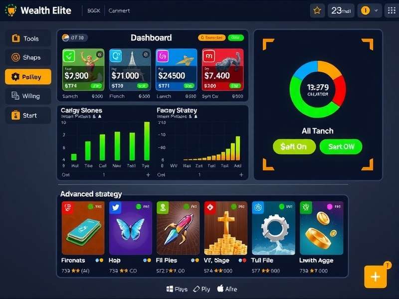 Wealth Elite Creator Strategy Interface Advanced strategy dashboard in Wealth Elite Creator