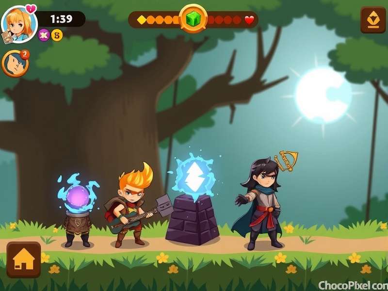 Pixel Crafting System in Choco Pixel Triumph Choco Pixel Triumph pixel crafting interface