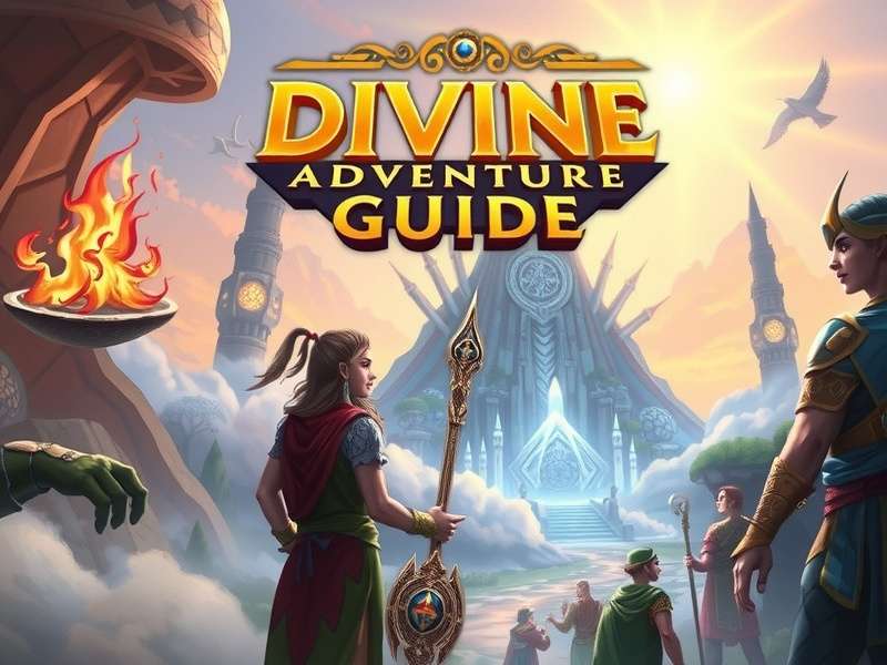 Divine Adventure Guide - Diverse Game Environments Game world exploration showing diverse environments