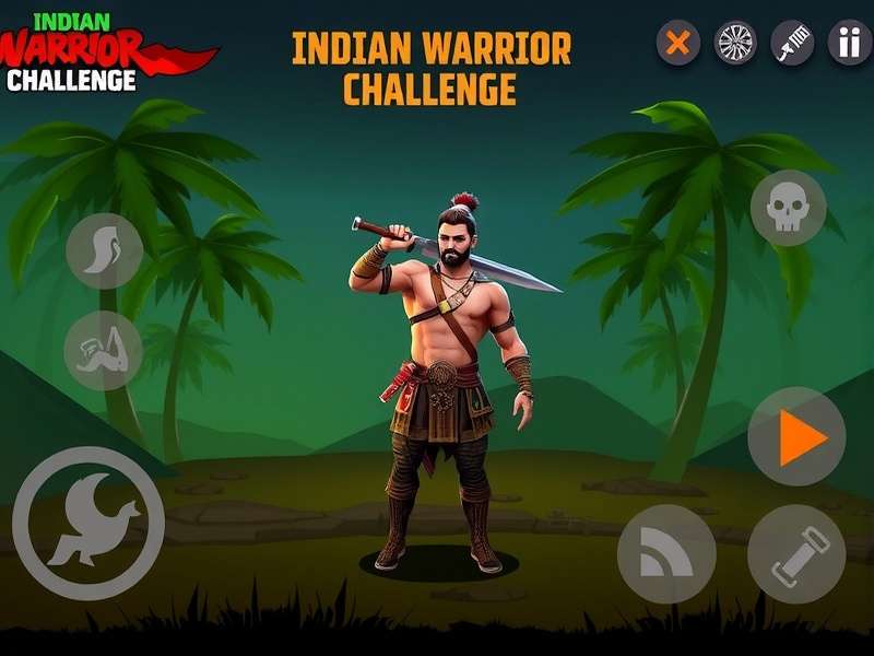 Indian Warrior Challenge - Epic Battle Scene Indian Warrior Challenge Gameplay Scene