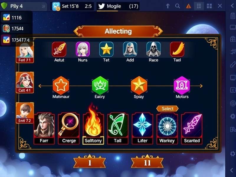 Character Selection in Star Anise Grandmaster Star Anise Grandmaster character selection screen