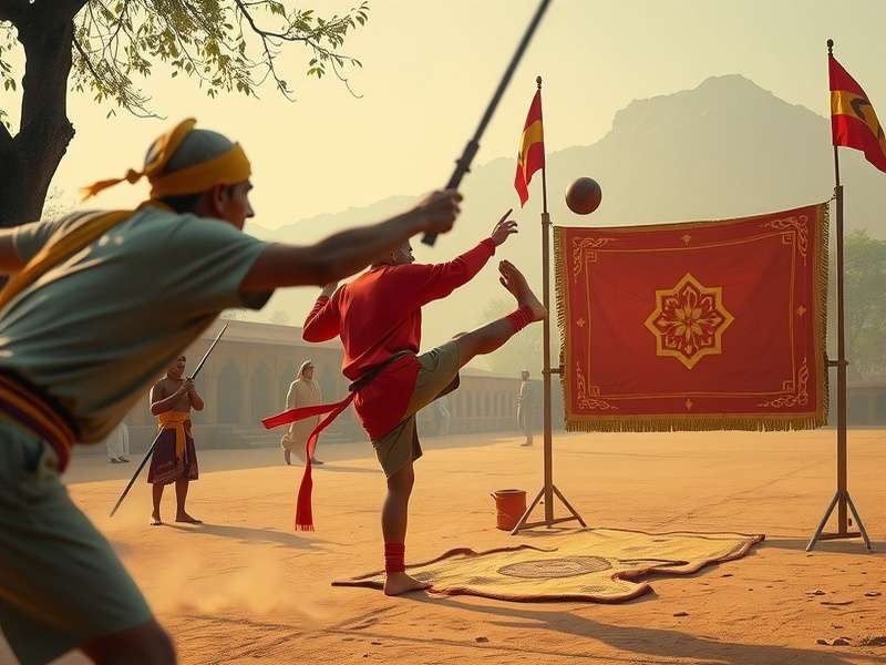 Agile Kick Star Technique Demonstration Agile Kick Star demonstration showing player kicking suspended target