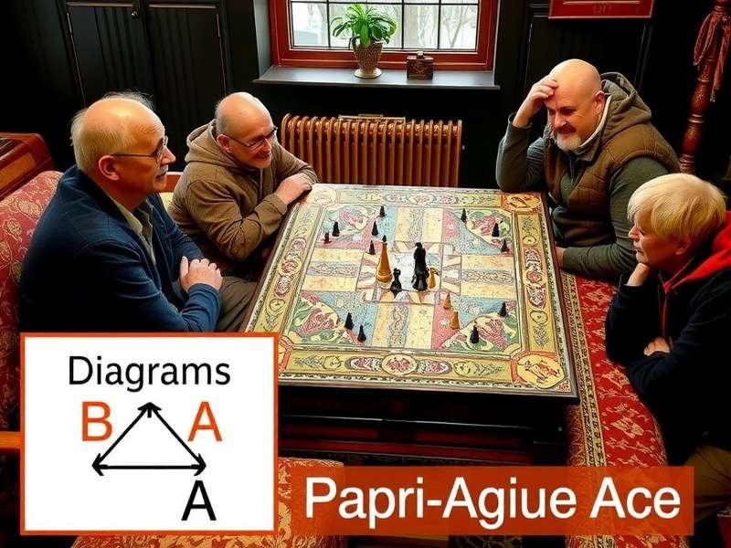 Papri Agile Ace as a Family Game Multi-generational family playing Papri Agile Ace together