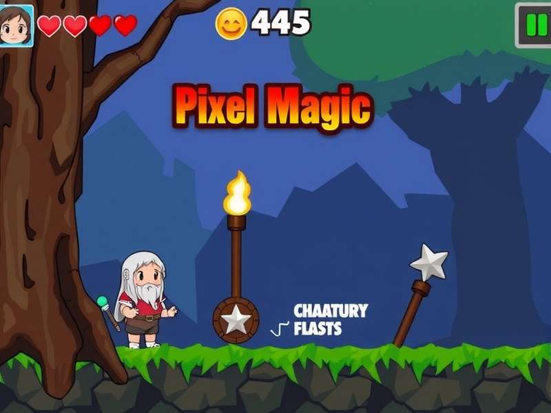 Pixel Magic Game Interface Pixel Magic Game Screenshot
