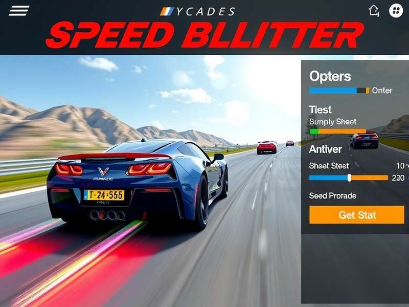 Speed Blitzer Customization Speed Blitzer car customization interface showing various upgrade options