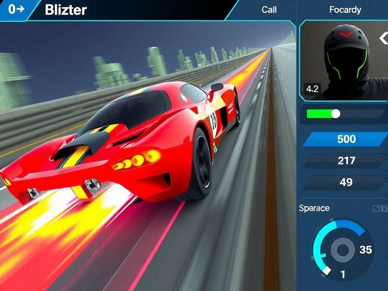 Speed Blitzer Visual Technology Speed Blitzer graphics technology showcase demonstrating visual effects