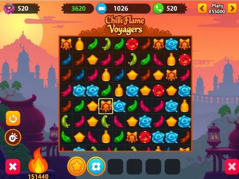 Chilli Flame Voyagers Gameplay Chilli Flame Voyagers gameplay showing character in Indian landscape