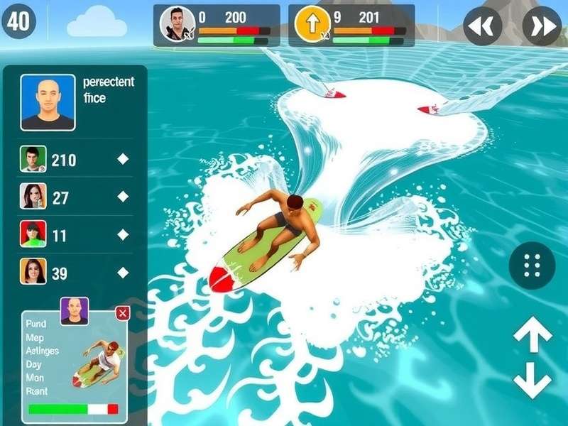 Ponda Wave Rider Multiplayer Mode Ponda Wave Rider multiplayer competition screen