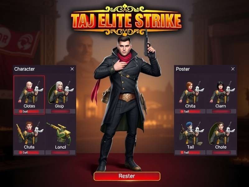 Taj Elite Strike Characters Taj Elite Strike Character Selection