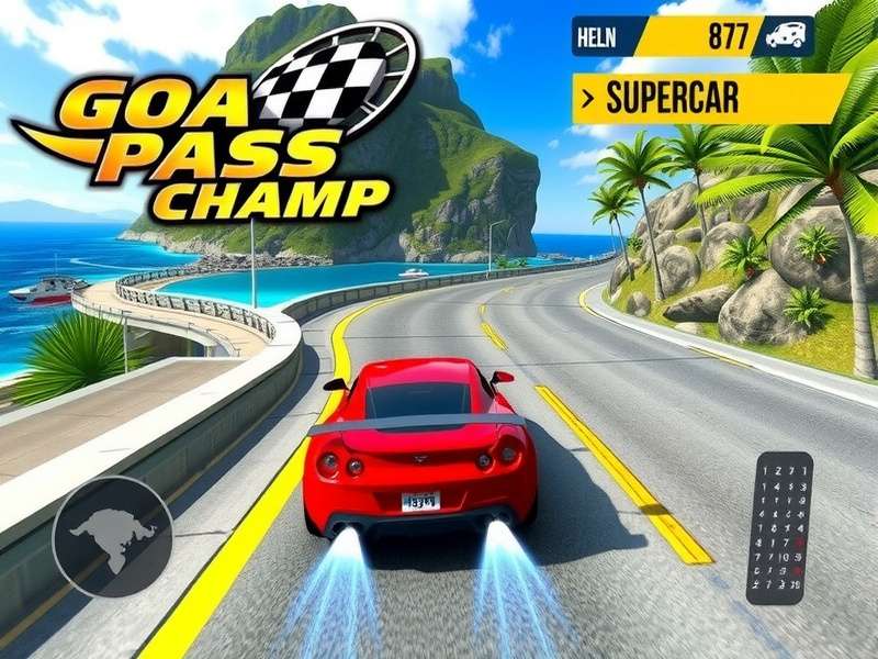 Goa Pass Racing Champ - Supercar Collection Goa Pass Racing Champ supercar selection screen