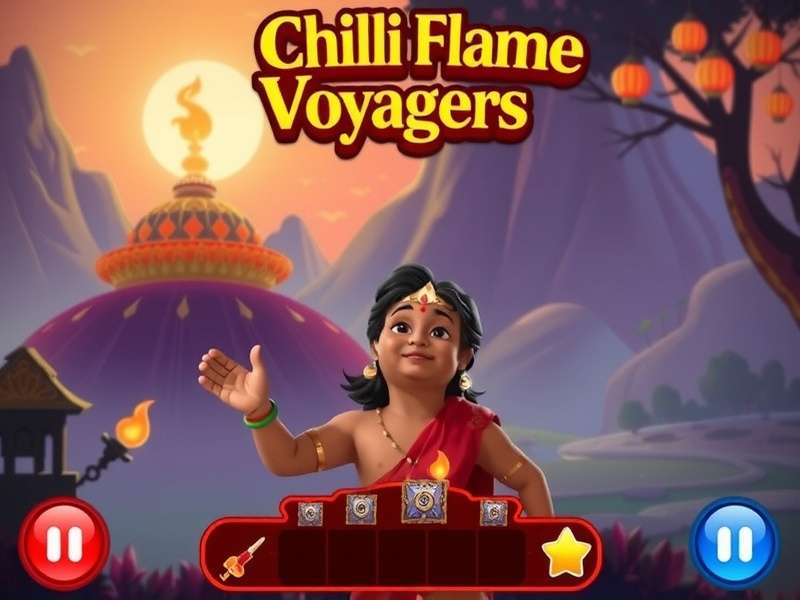 Puzzle Solving in Chilli Flame Voyagers Chilli Flame Voyagers puzzle solving interface