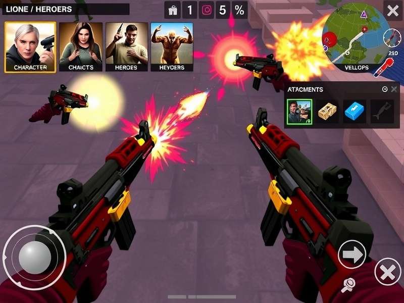 Free Fire Pro Rush Intense Battle Action Free Fire Pro Rush gameplay screenshot showing intense battle action