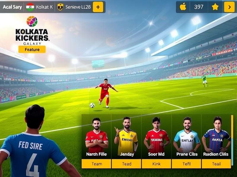 Kolkata Kickers Galaxy Game Modes Kolkata Kickers Galaxy feature showcase displaying various game modes