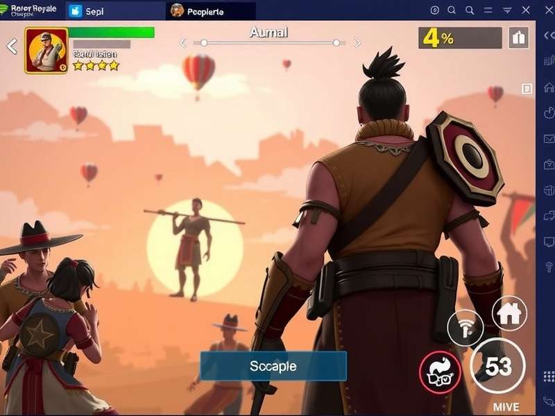 Rovers Royale Champion Pro Intense Gameplay Rovers Royale Champion Pro gameplay screenshot showing battle royale action