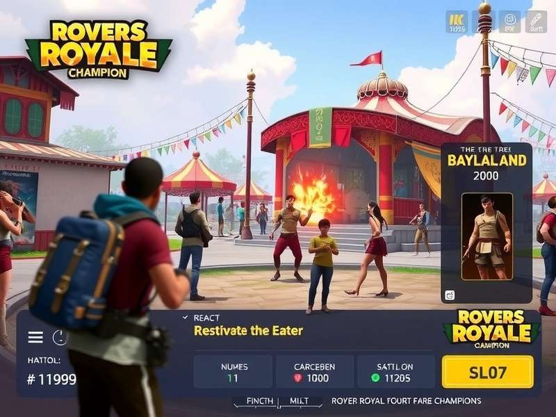 Rovers Royale Champion Pro Diverse Character Roster Rovers Royale Champion Pro character selection screen