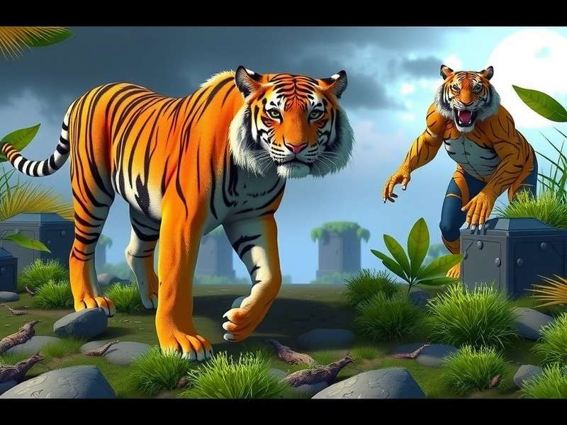 Tireless Tiger Game Interface Tireless Tiger Game Screenshot