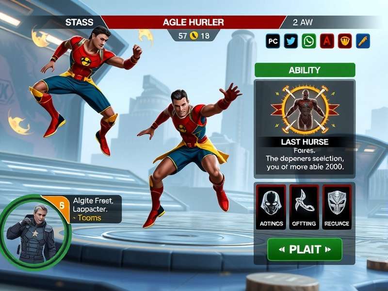 Marvel Agile Hurler Special Abilities Demonstration Marvel Agile Hurler character ability showcase