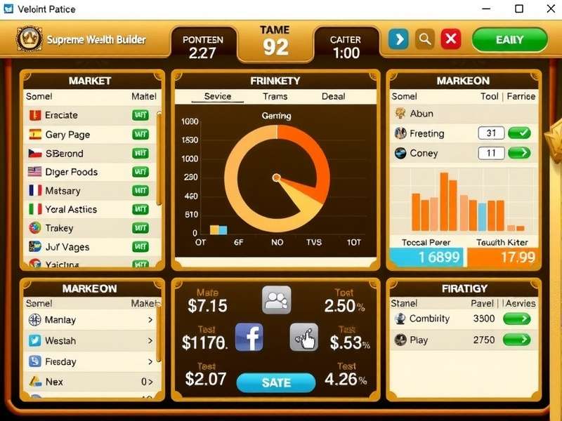 Supreme Wealth Builder Main Dashboard Supreme Wealth Builder Game Interface