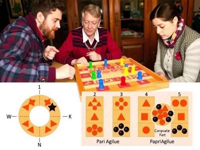 Papri Agile Ace Board Setup Diagram showing Papri Agile Ace board setup and piece placement
