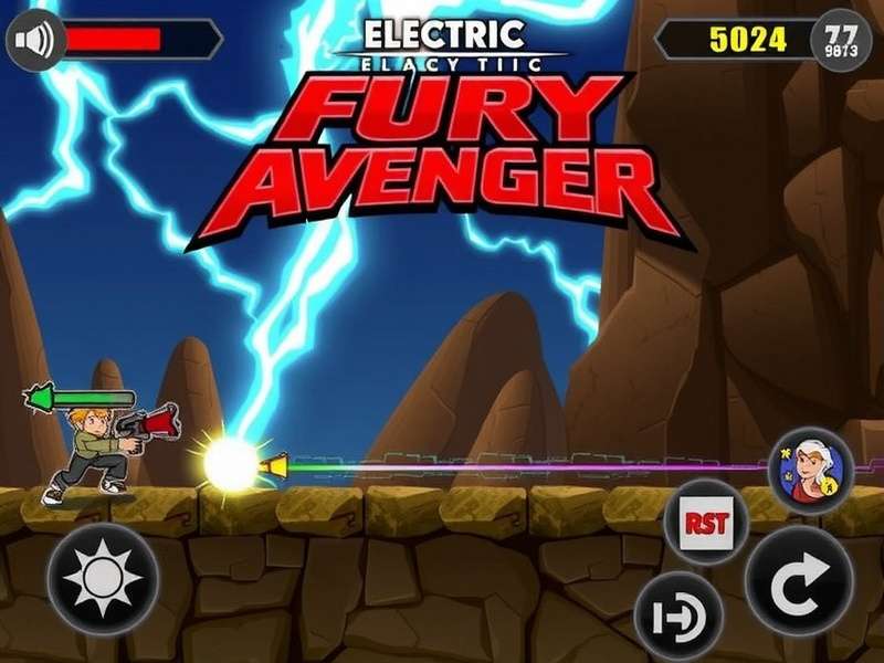 Electric Fury Avenger Official Game Cover Electric Fury Avenger Game Cover