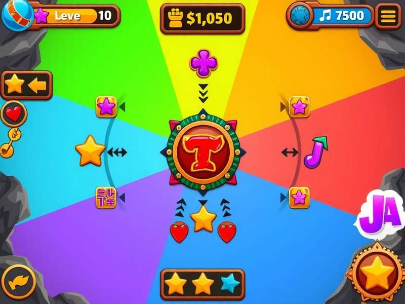 Jackpot Journey Jester Game Interface Jackpot Journey Jester gameplay interface showing colorful elements and user controls