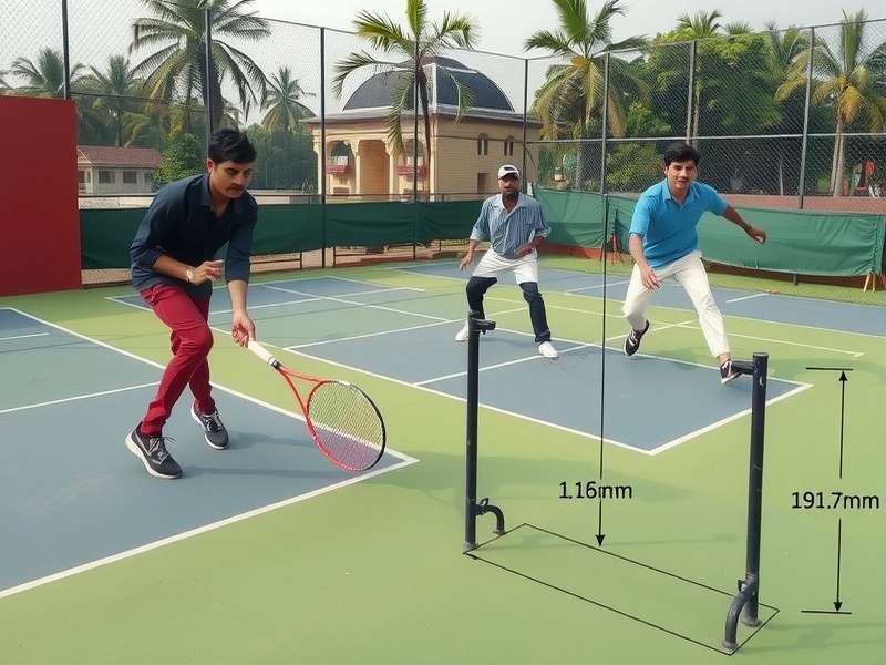 Indian Swing Tennis Equipment Specialized equipment used in Indian Swing Tennis including rackets and balls