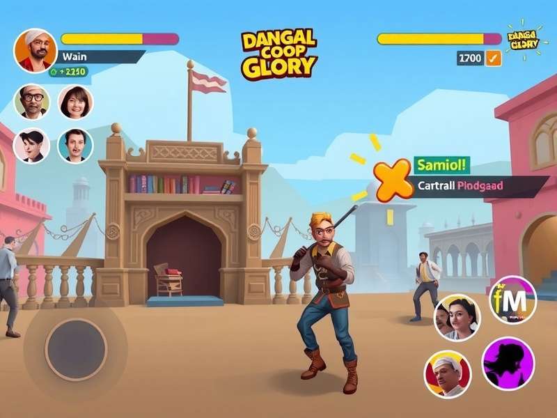 Dangal Coop Glory Cooperative Gameplay Dangal Coop Glory gameplay screenshot showing cooperative mechanics
