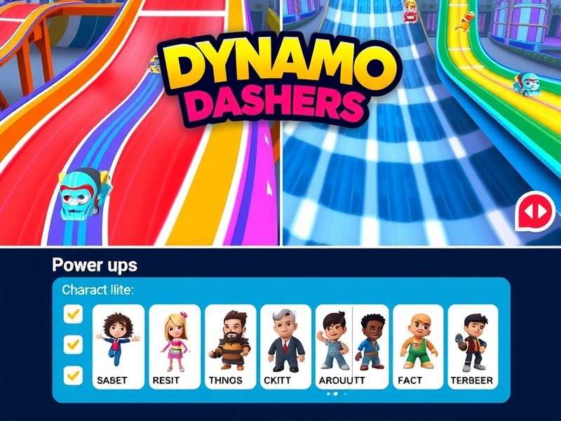 Dynamo Dashers Character Roster Dynamo Dashers character lineup showing diverse avatars