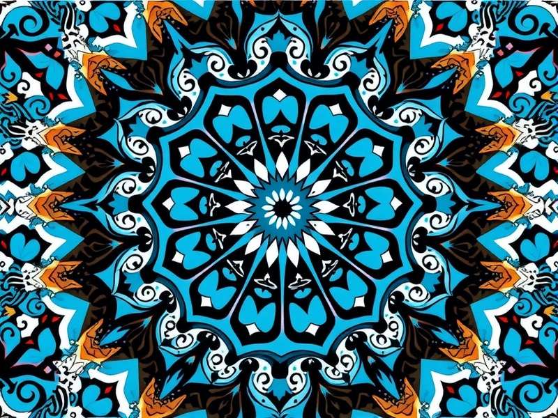 Mandala Puzzle Solving Process Step-by-step process of solving Mandala Puzzle