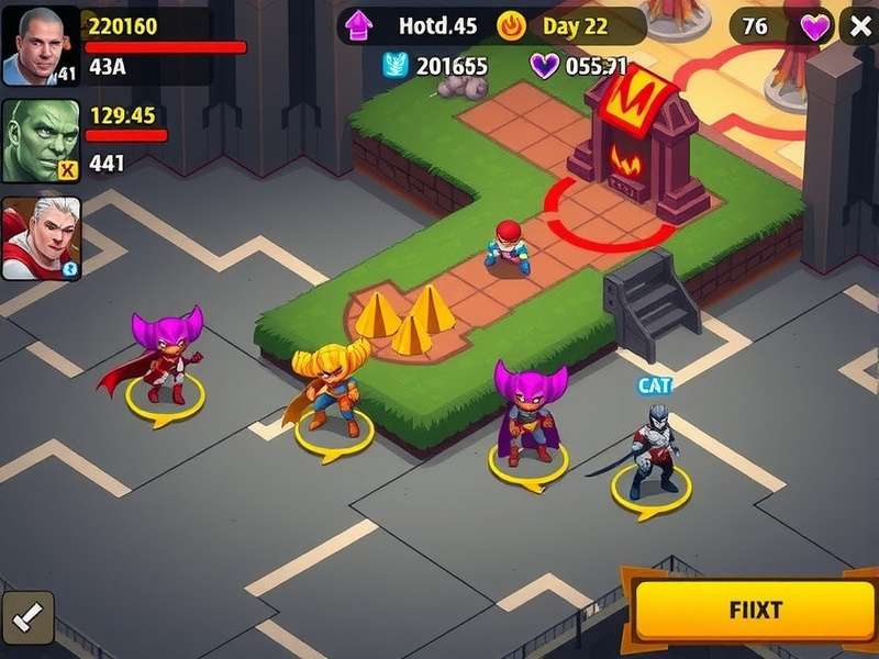 Mustard Marvel Clash gameplay screenshot showing character battles