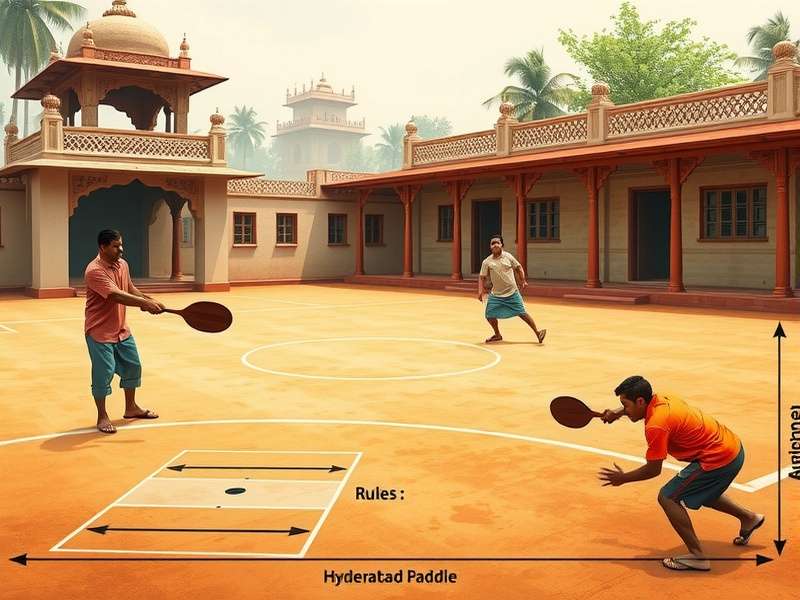 Historical Hyderabad Hero Paddle Historical depiction of Hyderabad Hero Paddle in traditional settings