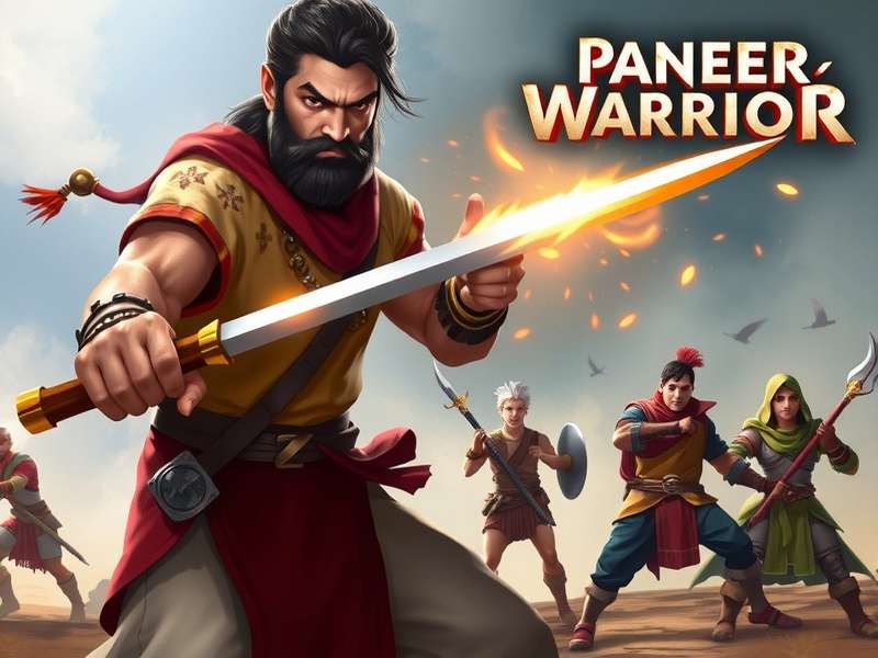 Character lineup showing main characters from Paneer Warrior