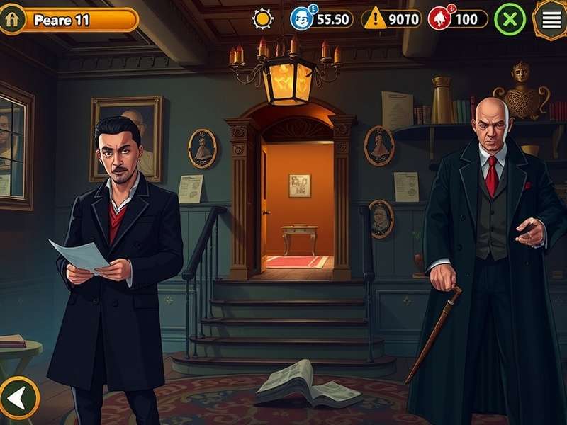 Story Documents in Midnight Mansion Mayhem Midnight Mansion Mayhem story elements showing mysterious documents