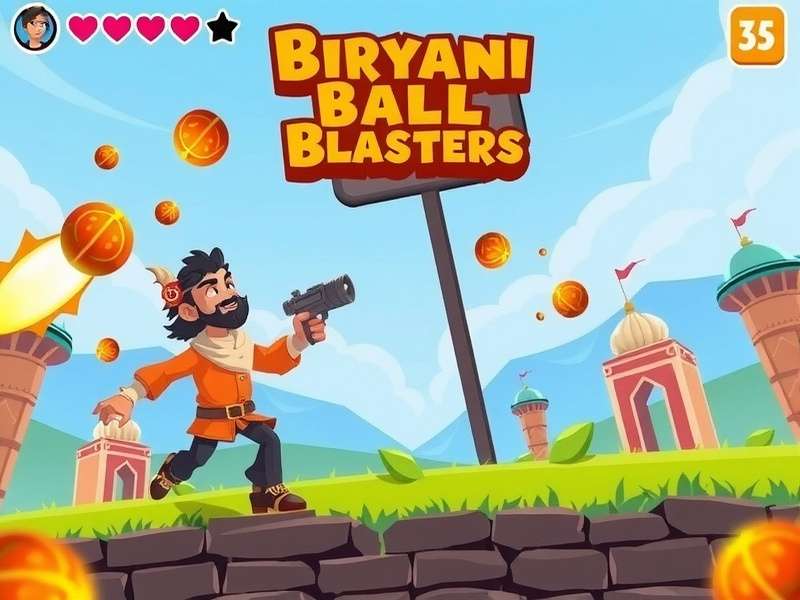 Character Selection in Biryani Ball Blasters Biryani Ball Blasters character selection screen