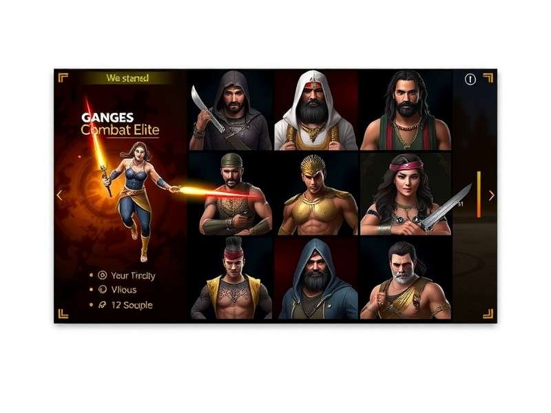 Ganges Combat Elite gameplay screenshot showing character combat