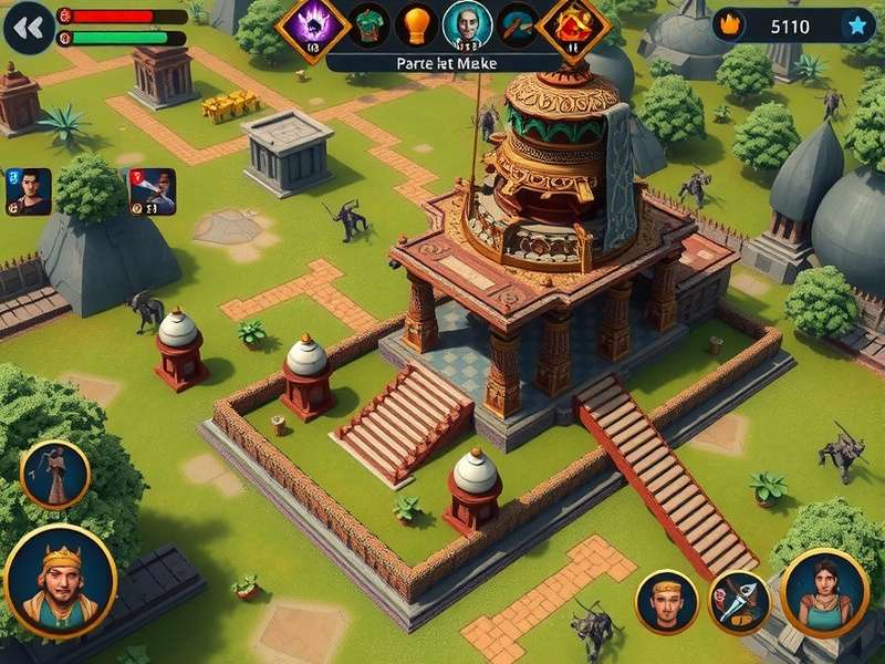 Hoysala Temple Architecture in the Game Hoysala temple architecture featured in the game
