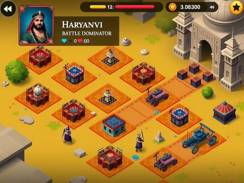 Haryanvi Battle Dominator character selection screen