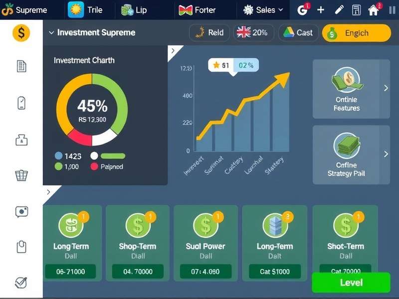 Long-term Investment Strategy Results Investment growth chart showing long-term vs short-term strategy results