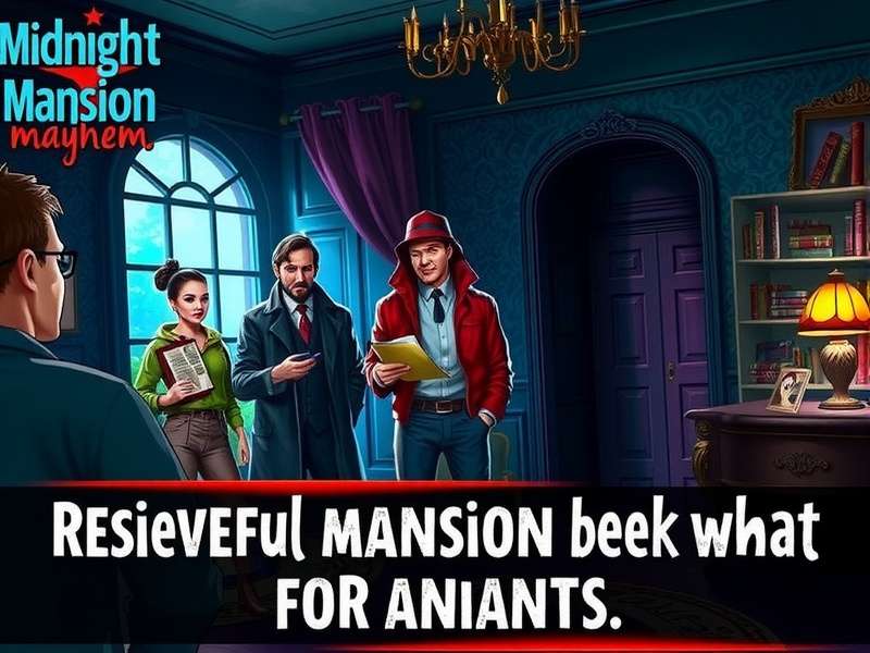 Characters of Midnight Mansion Mayhem Midnight Mansion Mayhem character lineup showing main protagonists and antagonists