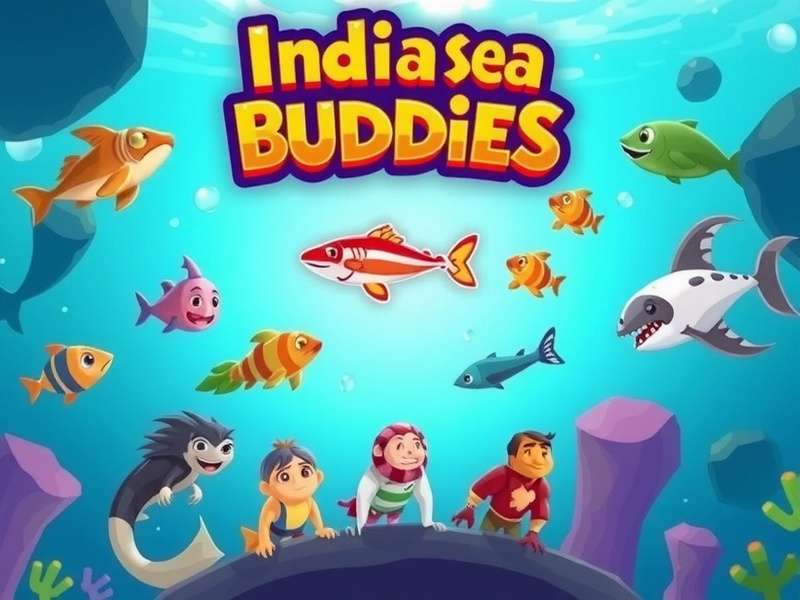 Indian Sea Buddies Underwater World Indian Sea Buddies gameplay showing underwater environment