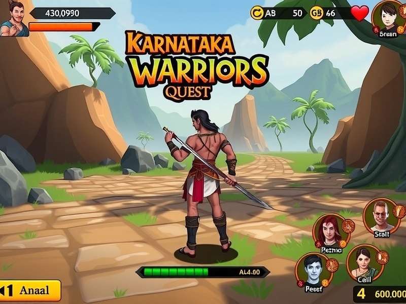 Karnataka Warriors Quest Official Game Art Karnataka Warriors Quest Game Cover