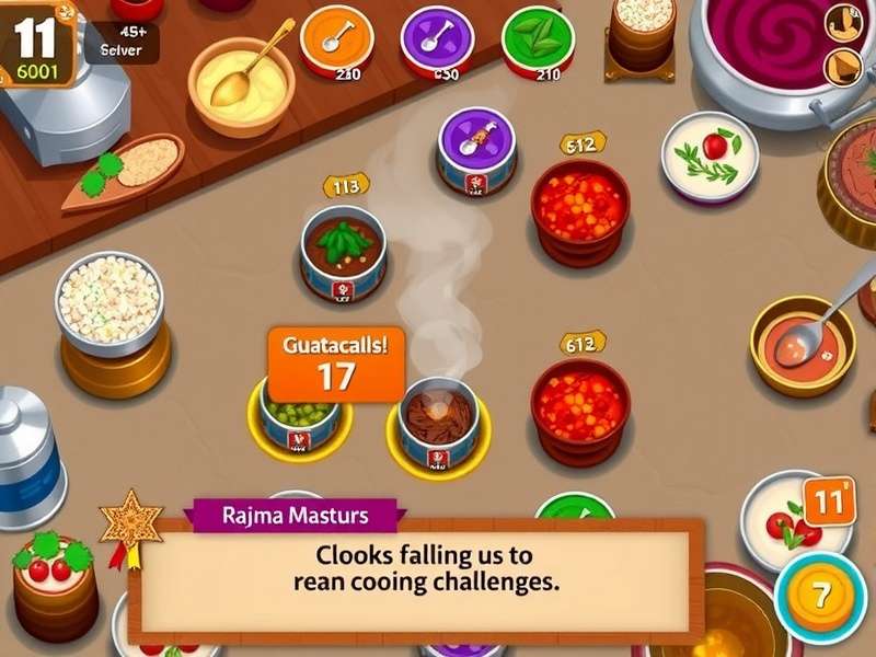 Rajma Master Gameplay Interface Rajma Master gameplay screenshot showing vibrant graphics and intuitive interface