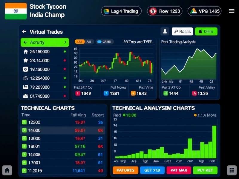Technical Analysis Tools in Stock Tycoon India Champ Technical analysis charts in Stock Tycoon India Champ