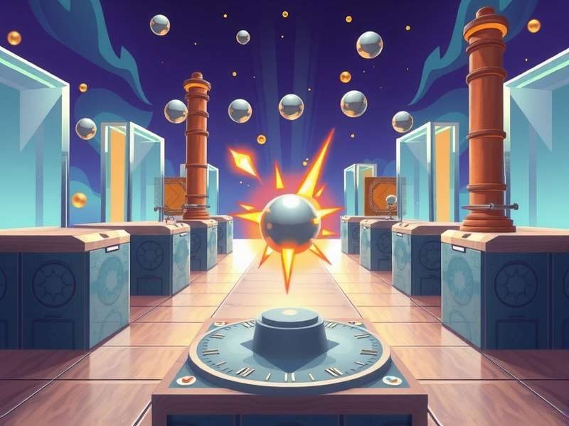 Precision Targeting in Smash Hit Advanced Smash Hit gameplay showing precision targeting