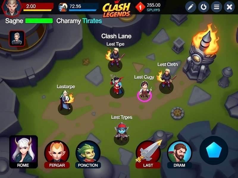 Spike Clash Legends Gameplay Spike Clash Legends gameplay screenshot showing character abilities