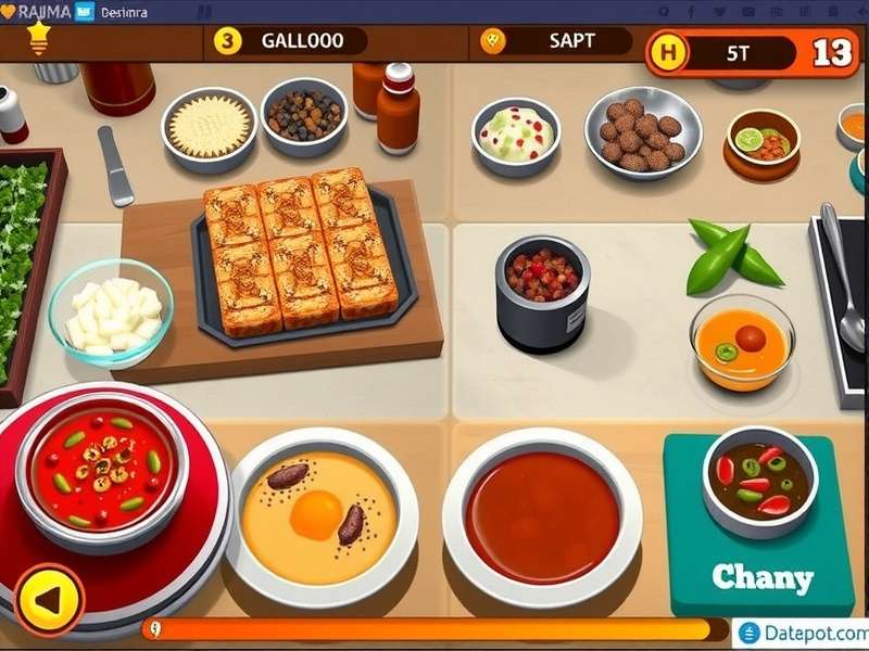 Advanced Rajma Master Cooking Challenges Rajma Master advanced gameplay showing complex cooking challenges