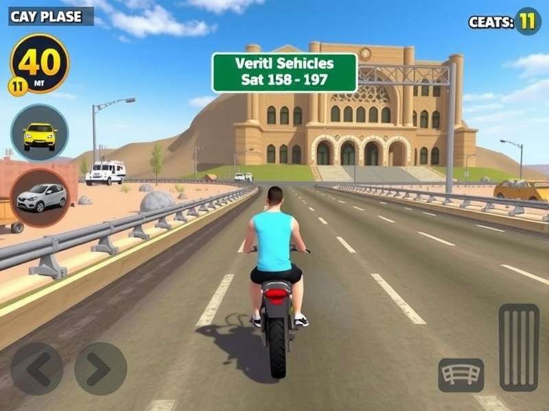 Highway Dash Hero multiplayer race screenshot