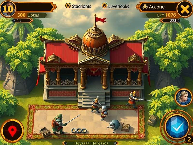 Hoysala Heroics Gameplay Hoysala Heroics game screenshot showing strategic gameplay